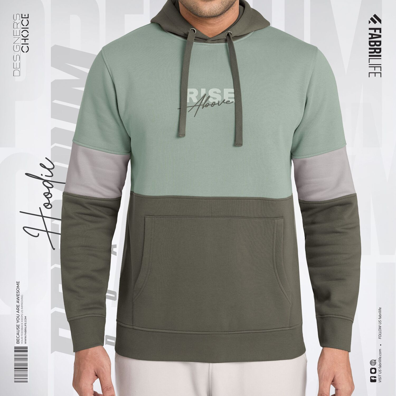 Grey Oversized Hoodie