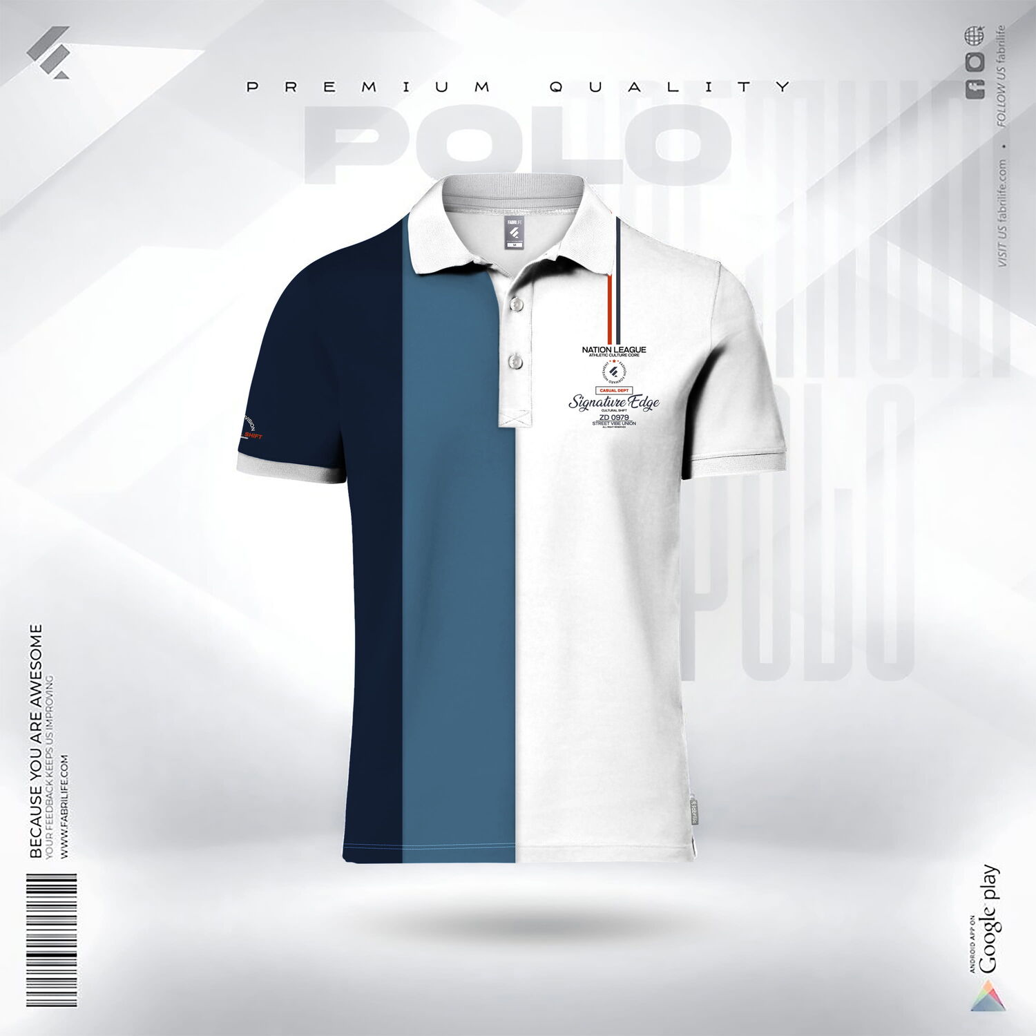 Premium Blue T-Shirt
